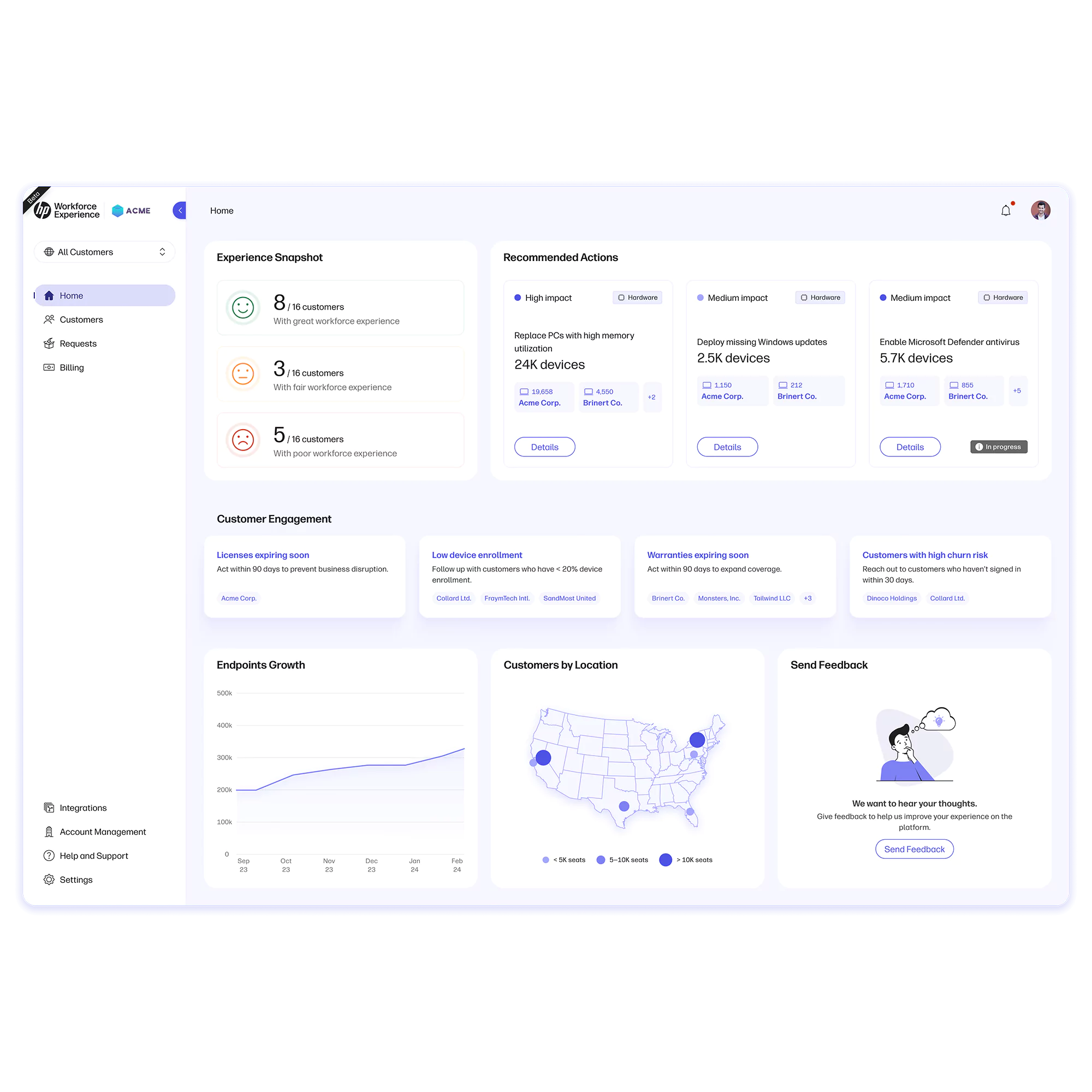 HP workforce experience platform partners