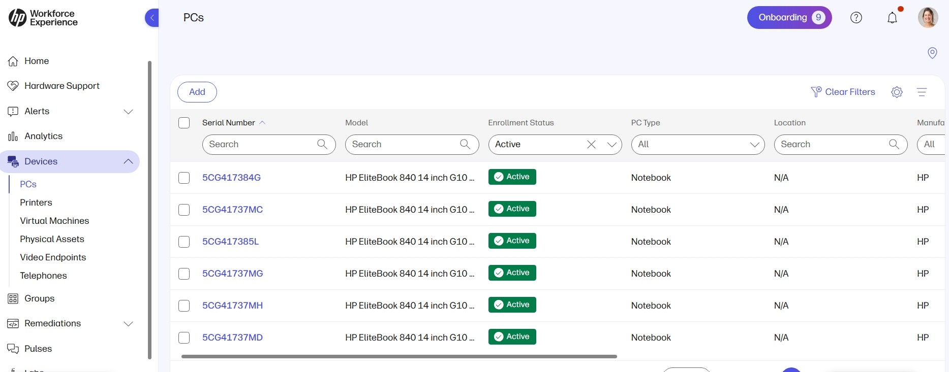 The HP Workforce Experience Platform (WXP) gives IT teams tools to monitor every endpoint in their device fleet. As of 9/17/25 remediation and patching options are available for Microsoft-supported Windows OS.