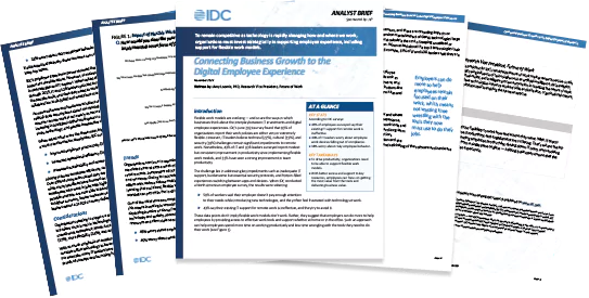 Connecting Business Growth to the Digital Employee Experience