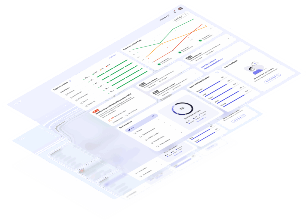 interface UI of the WXP platform