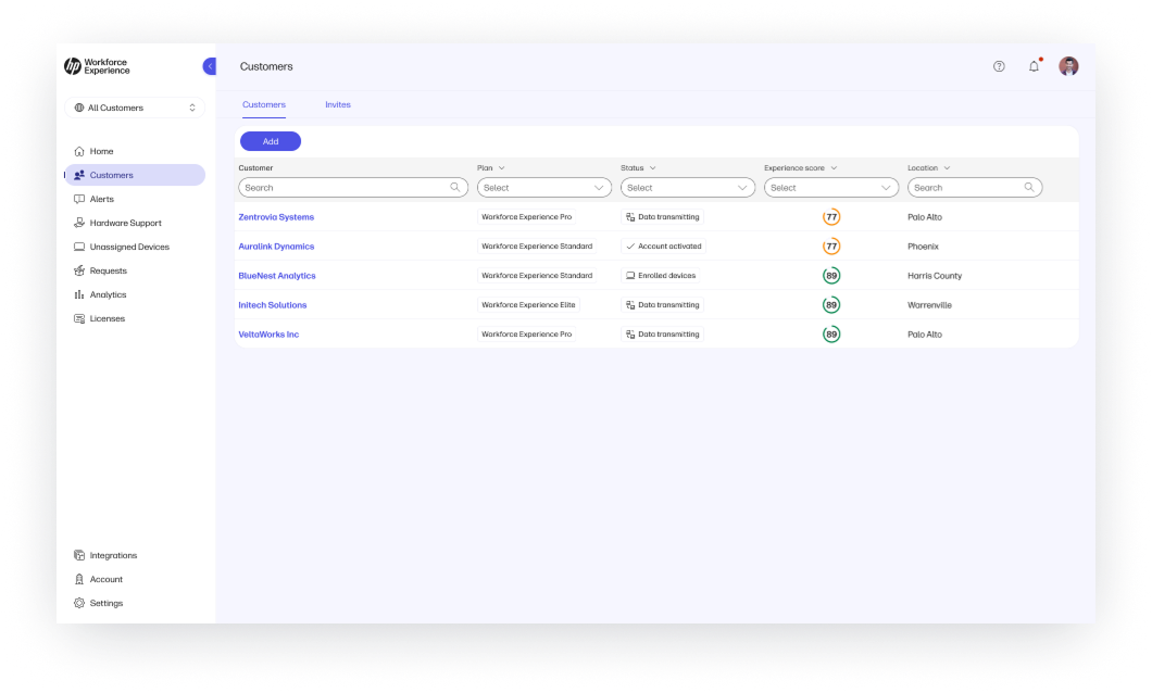 Enhanced Customer Status Tracking