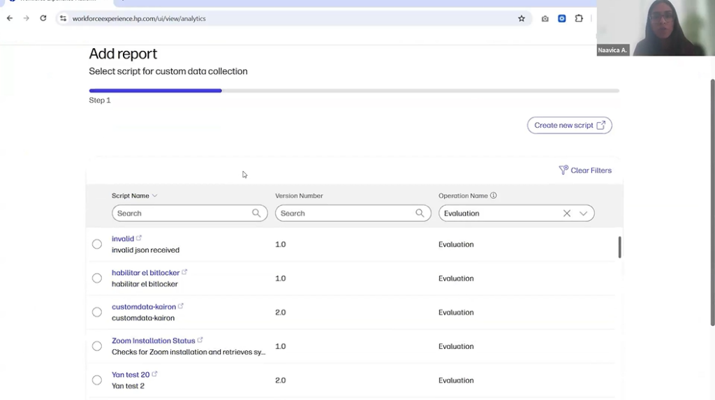custom data collector